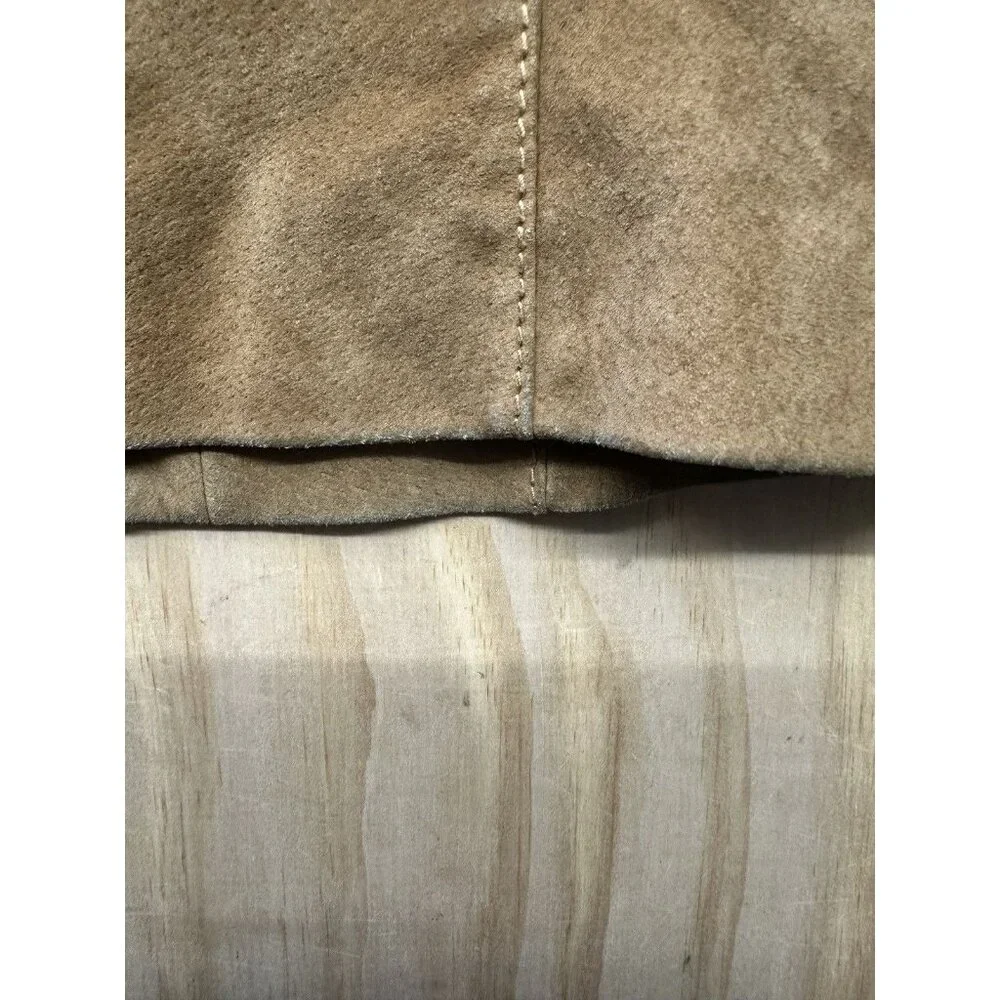 Cripple Creek Black Fringe Leather Suede Western Studded Women's Jacket Rodeo S - Picture 11 of 12